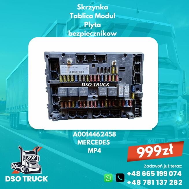A0014462458 Skrzynka Tablica Mercedes MP4 Actro