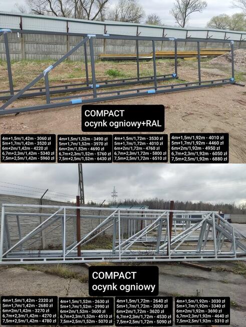 NOWOŚĆ Brama przesuwna GRZEBIENIOWA 4m, ocynk ogniowy+RAL