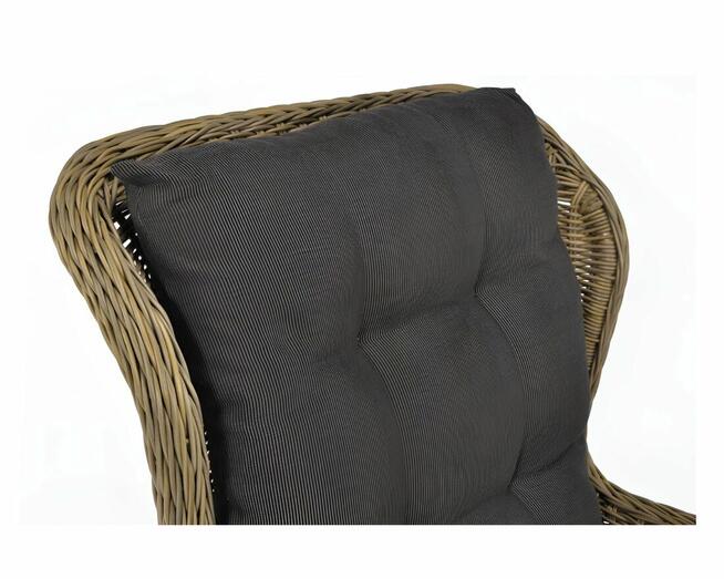 Fotel Ogrodowy SONATA z Podnóżkiem Technorattan + Gratis