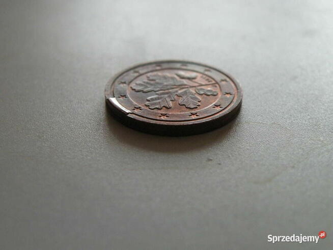 Destrukt , nadlewka - 2 eurocenty - 2011r. - UNIKAT !!!