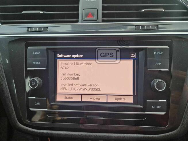Polskie Menu Volkswagen VW Tiguan II MEN2 LG Konwersja USA-E