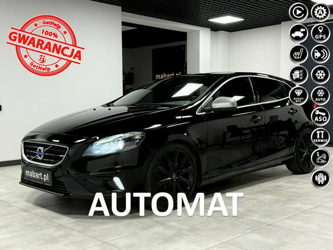 Volvo V40 2.0 Drive-E D3 150KM*R -DESIGN*Automat*Navi GPS*Sportsitze*ALU19*BLACK