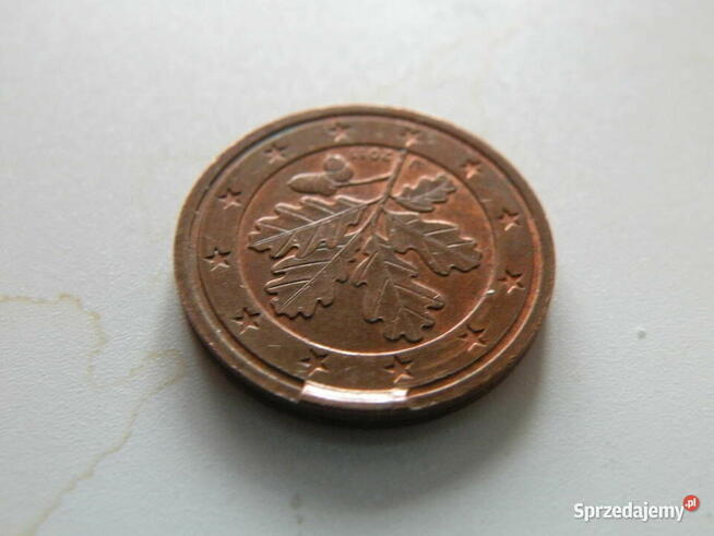 Destrukt , nadlewka - 2 eurocenty - 2011r. - UNIKAT !!!