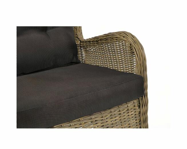 Fotel Ogrodowy SONATA z Podnóżkiem Technorattan + Gratis