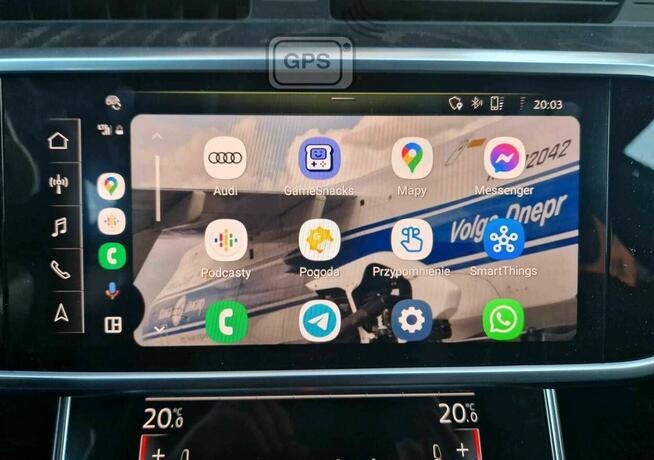 Polskie Menu Audi Q3 A6 A7 Q7 Q8 MH2p Mapa 2025 AndroidAuto
