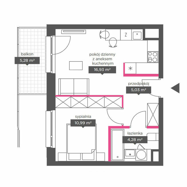 Nowoczesne Mieszkanie na Woli – ul. Gumińska