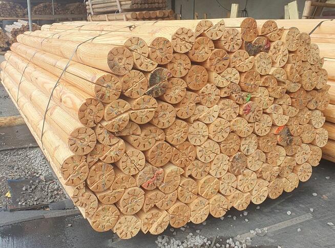 Wałki drewniane połuszczarskie 260 cm