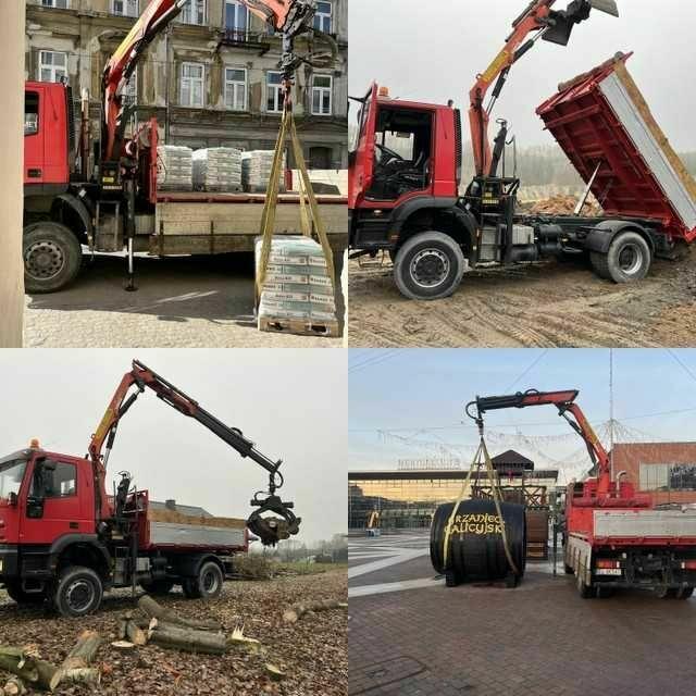 Pogotowie HDS Transport wywrotka HDS