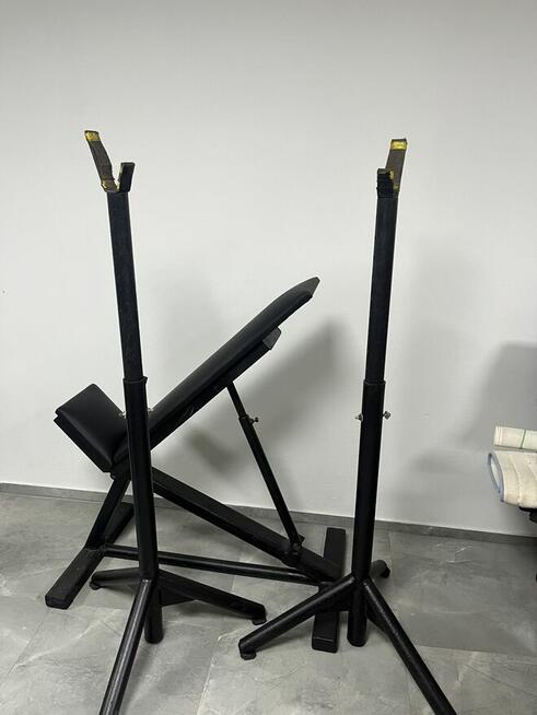 Ławeczka skośna wraz ze stojakami