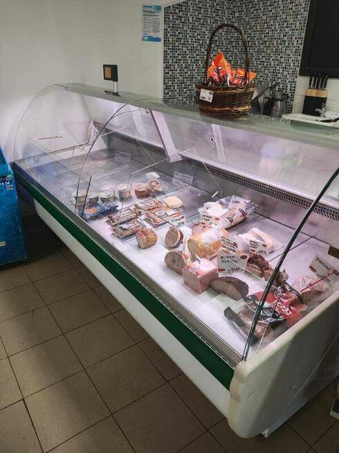 Regał chłodniczy na nabiał, lada chłodnicza na mięso 1100/sz