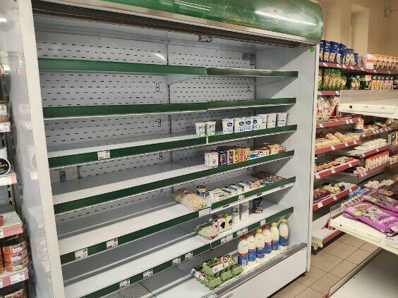 Regał chłodniczy na nabiał, lada chłodnicza na mięso 1100/sz