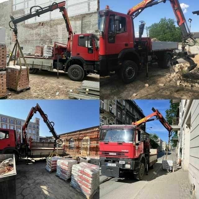 Wywóz gruzu ziemi gliny transport HDS Łódź i okolice piasek