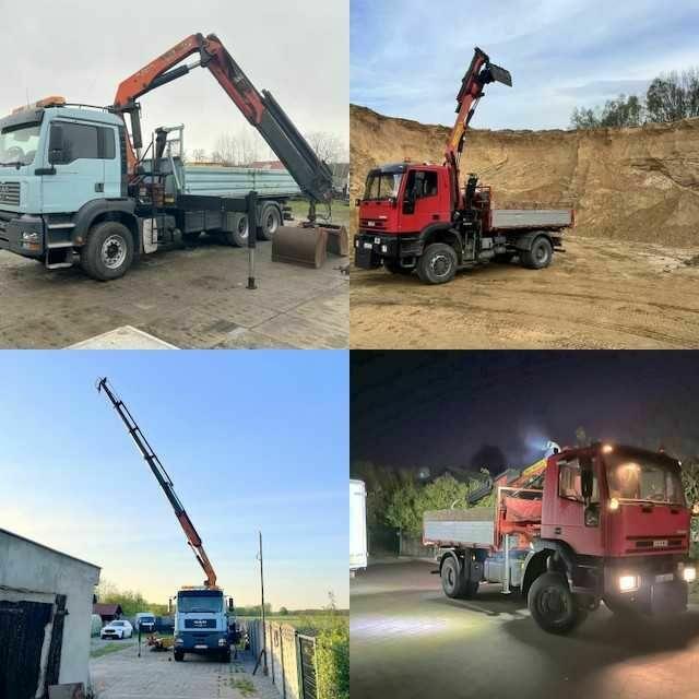 Pogotowie HDS Transport wywrotka HDS