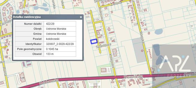 Działka budowlana Ustronie Morskie, Szantowa