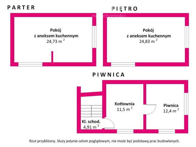 Dom w centrum Mińska Mazowieckiego z działką 340m2