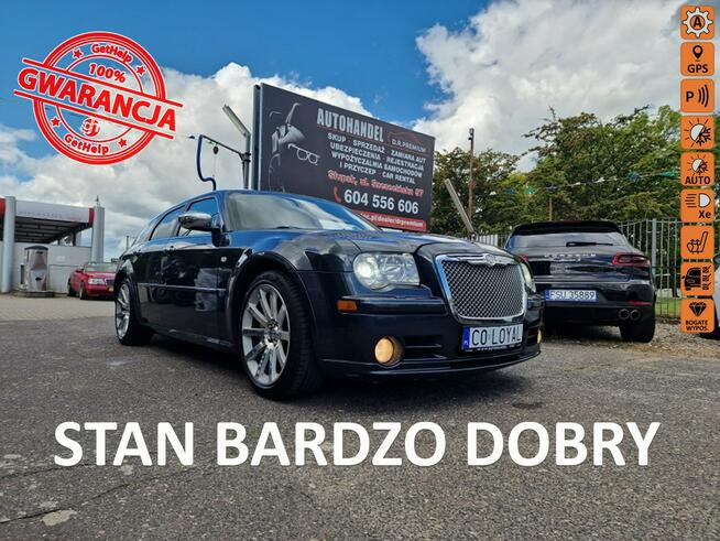 Chrysler 300C SRT-8 6.1 HEMI V8 432 KM, Automat, Klima, Skóra, Xenon, Kubełki, Alu