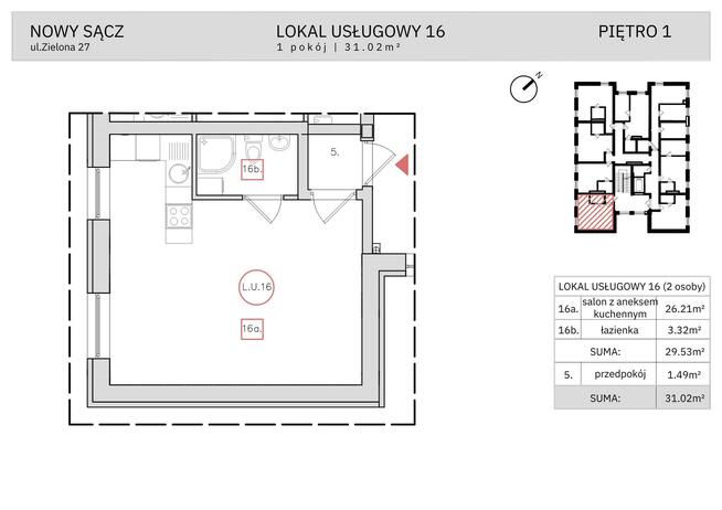 Lokal użytkowy Nowy Sącz