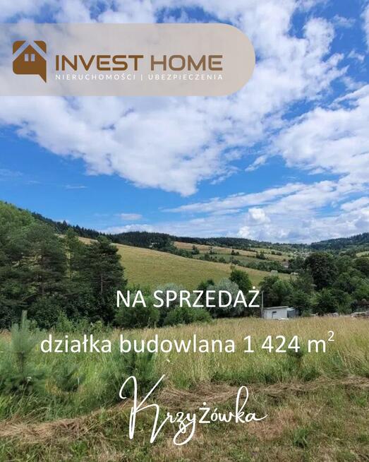Działka budowlana Krzyżówka gm. Łabowa