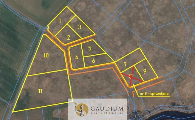 Działki letniskowe nad kanałem Obry | Karszyn