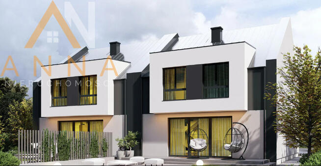 Nowoczesny dom bliźniak z garażem w Inowrocławiu