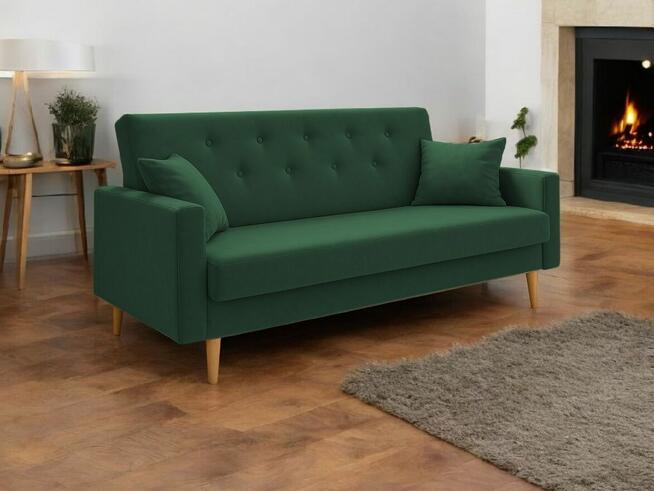wersalka sofa rozkładana z pojemnikiem na pościel kanapa 2os