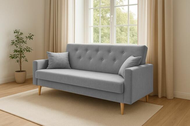 wersalka sofa rozkładana z pojemnikiem na pościel kanapa 2os