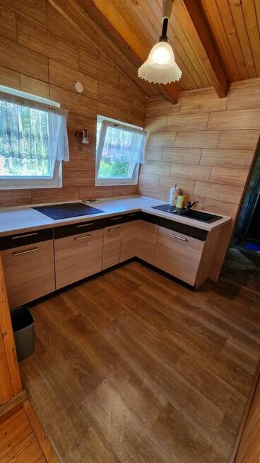 domek letniskowy w lesie na Czekance