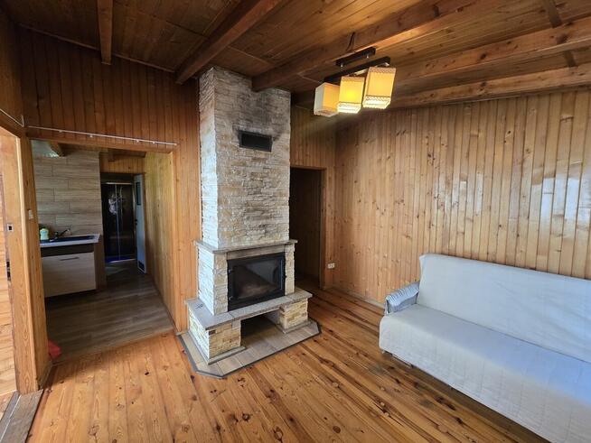 domek letniskowy w lesie na Czekance