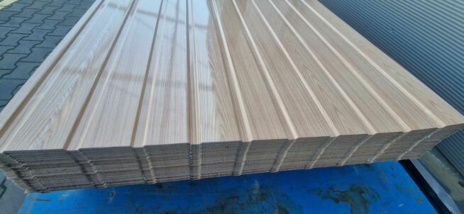 Blacha trapezowa T-7 imitacja drewna - BRZOZA