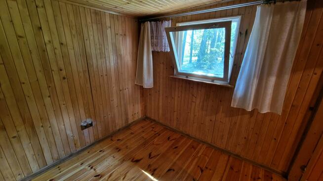 domek letniskowy w lesie na Czekance