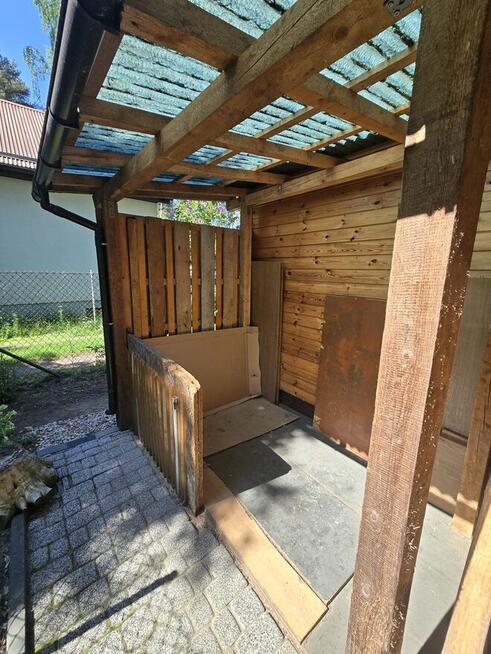 domek letniskowy w lesie na Czekance