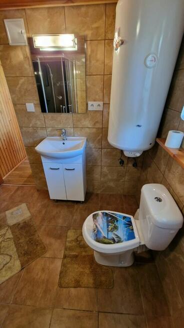 domek letniskowy w lesie na Czekance