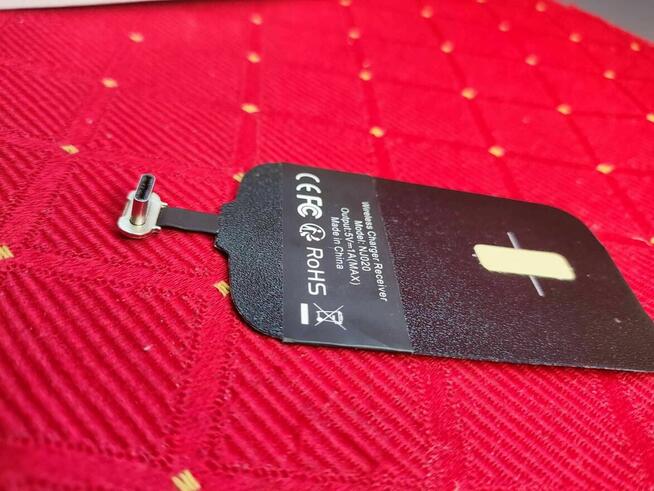 Adapter Qi TYP C Type C Bezprzewodowy ładowania indukcyjnego