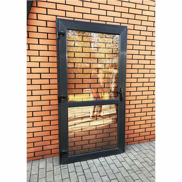 Wzmacniane drzwi PCV 100x210 Antracyt