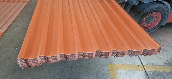 Blacha trapezowa T-18 ceglany połysk