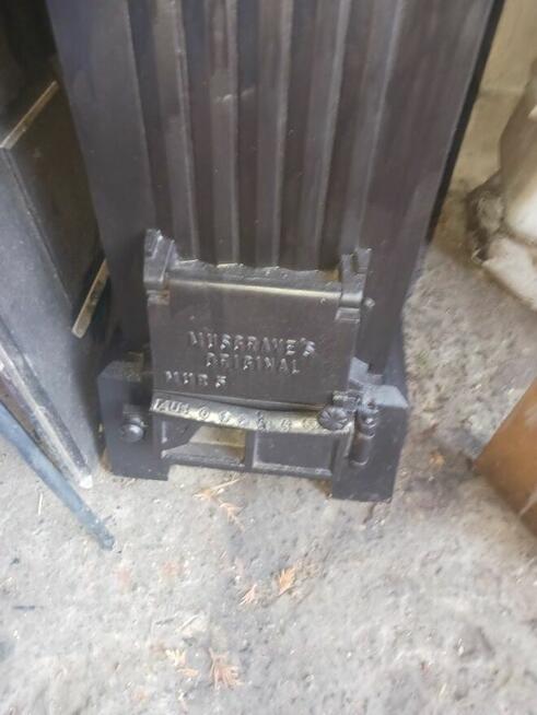 Piecyk piec cyganek koza żeliwna kominek z szamotem