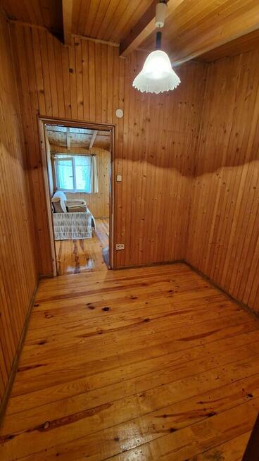 domek letniskowy w lesie na Czekance