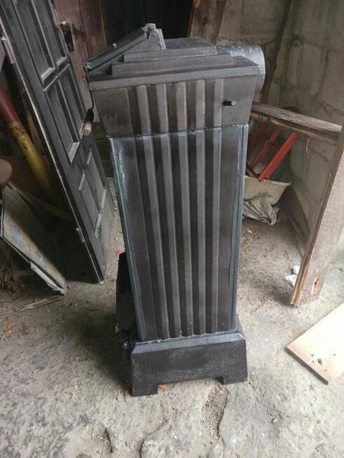 Piecyk piec cyganek koza żeliwna kominek z szamotem