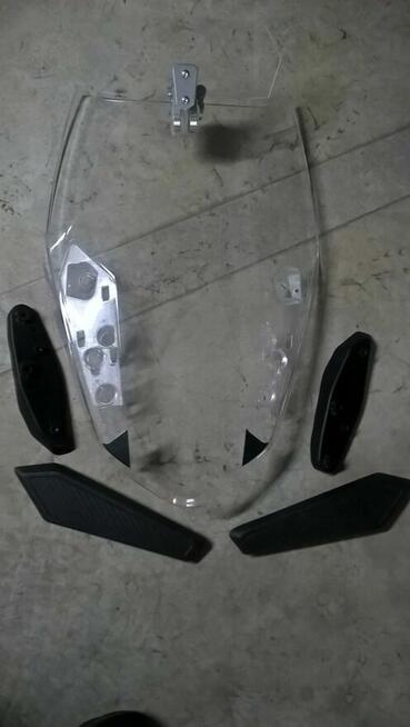 Hand bary, owiewka, deflektor- Sym Cruisym, GTS