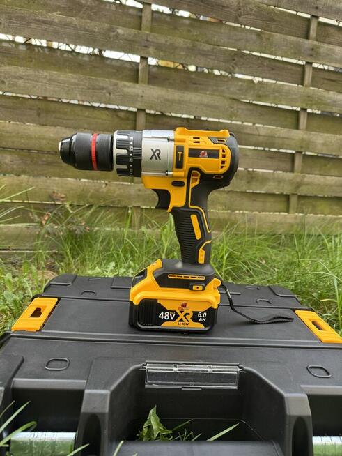 Zestaw 2w1 Wiertarko-Wkrętarka z Udarem + Klucz Udarowy 48V