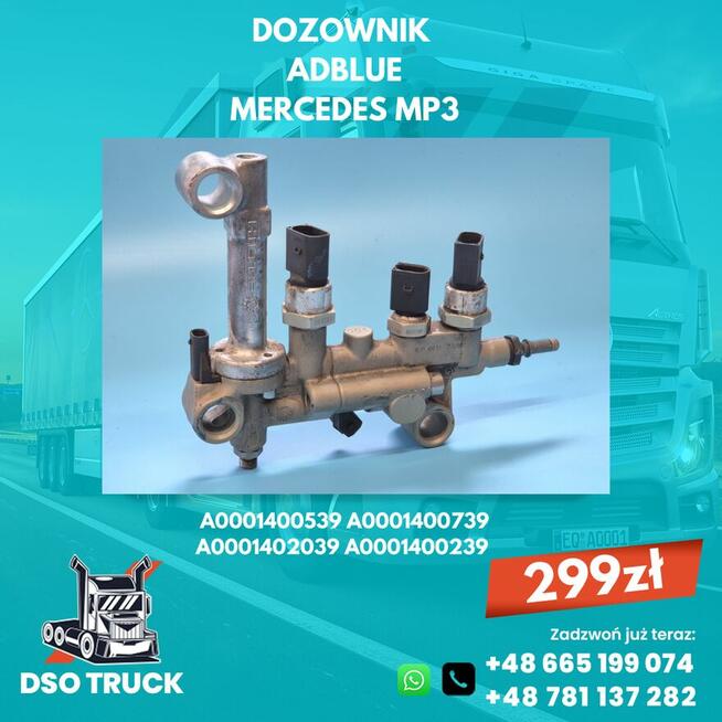 A0001400539 Dyfuzor Dozownik Wtrysk Mercedes MP3