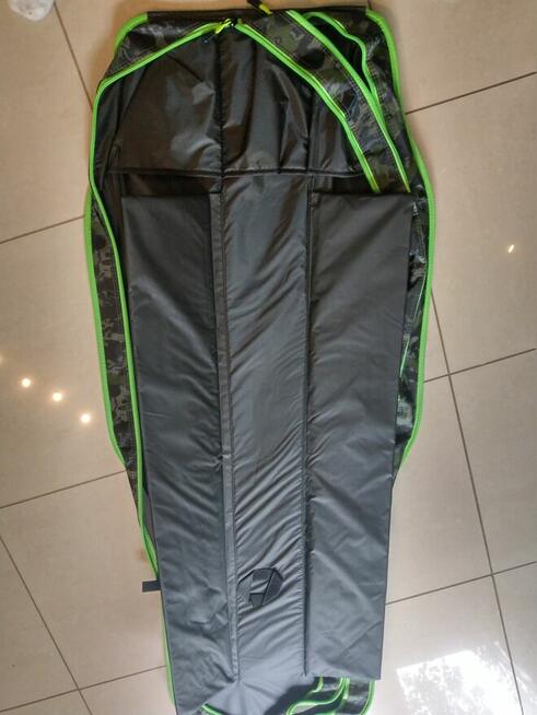 Nowoczesny sztywny pokrowiec 135cm dwie komory