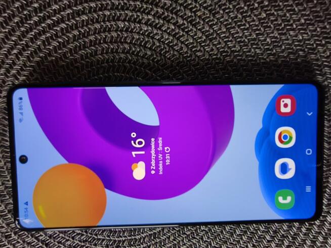 Sprzedam tanio smartfon Samsung Galaxy M52 5G 6,7 Niebieski