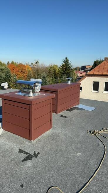 Uszczelnianie kominów frezowanie usługi dekarskie styropapa