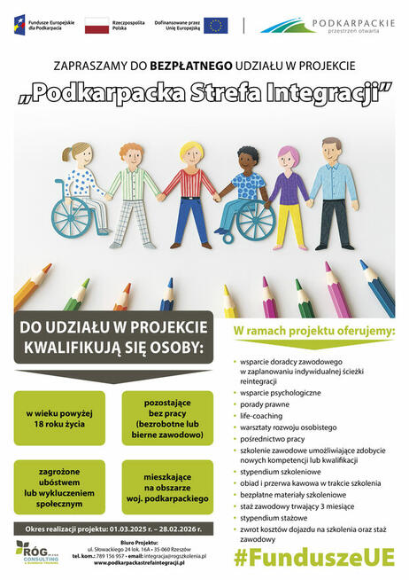 Zapraszamy do udziału w proj Podkarpacka Strefa Integracji