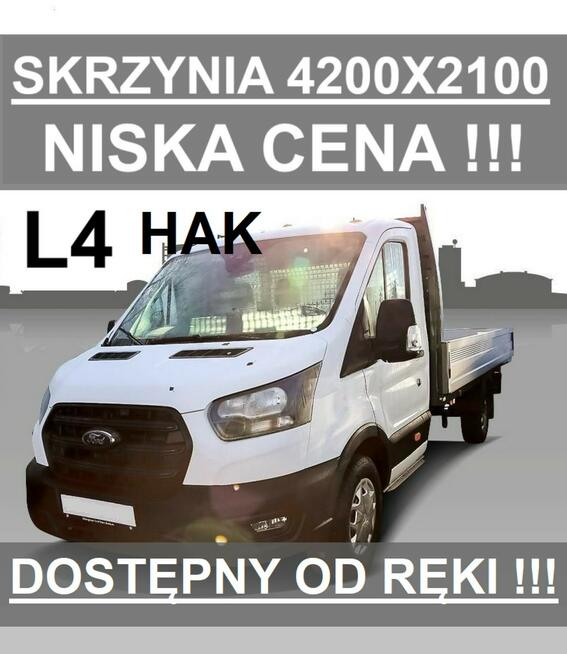 Ford Transit Skrzynia 165KM 4200x2100  Kamera Czujniki  1673 zł od ręki !