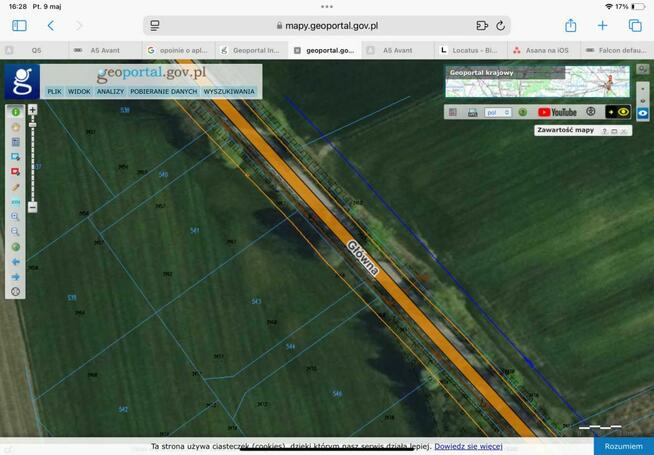 Działka inwestycyjna Kłobukowice gm. Mstów,