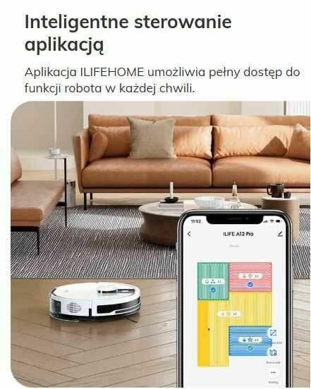 Robot sprzątający odkurzacz ILIFE A12 PRO mopowanie