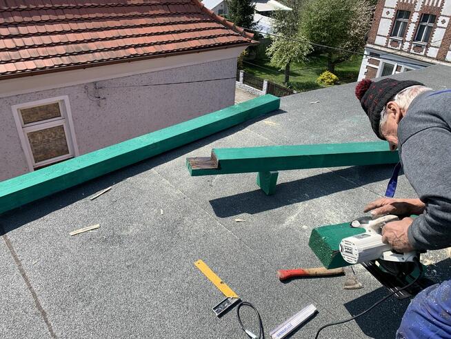 Uszczelnianie kominów frezowanie usługi dekarskie styropapa