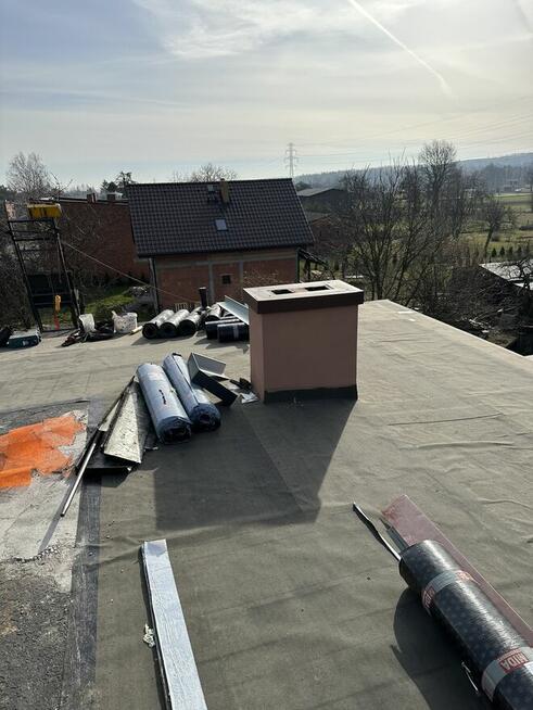 Uszczelnianie kominów frezowanie usługi dekarskie styropapa